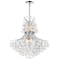 Cwi Lighting Princess 10 Light Down Chandelier With Chrome Finish 8012P24C - alternate 1
